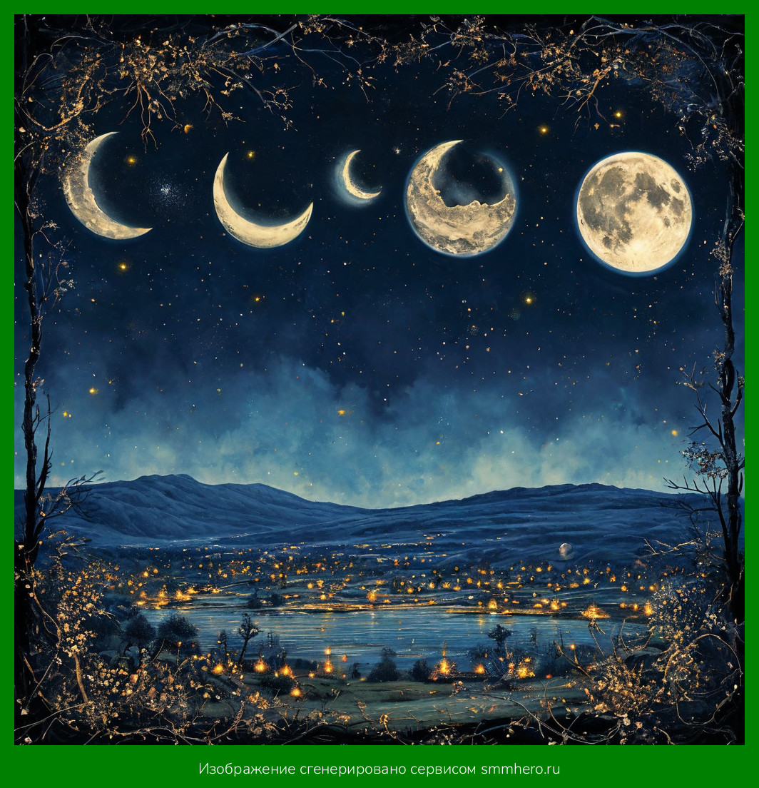 Новолуние и полнолуние: энергетические циклы и их использование